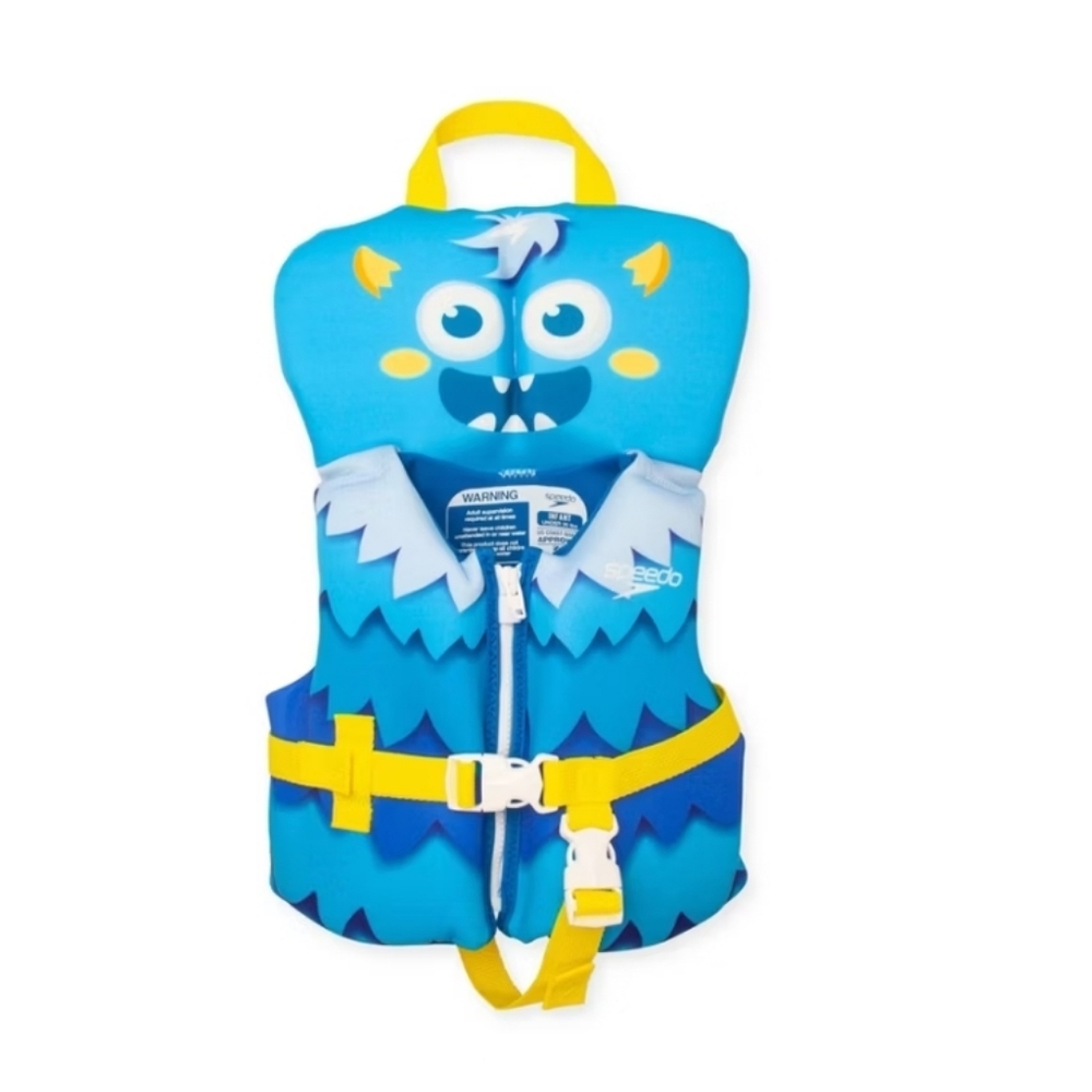 Speedo Blue and Yellow Life Vest Infant 30lbs New - Picture 2 of 8